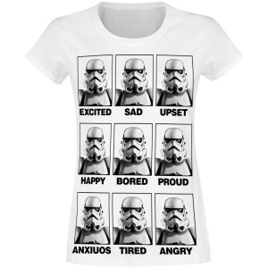 Футболка Star Wars Stormtrooper Moods размер Large